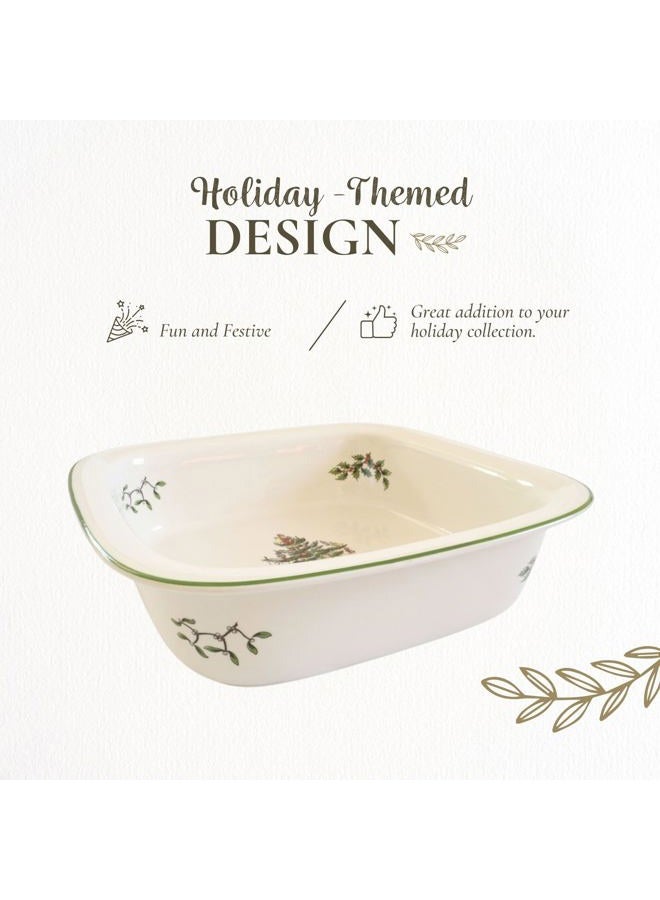 Spode Christmas Tree Square Baker - Image 3