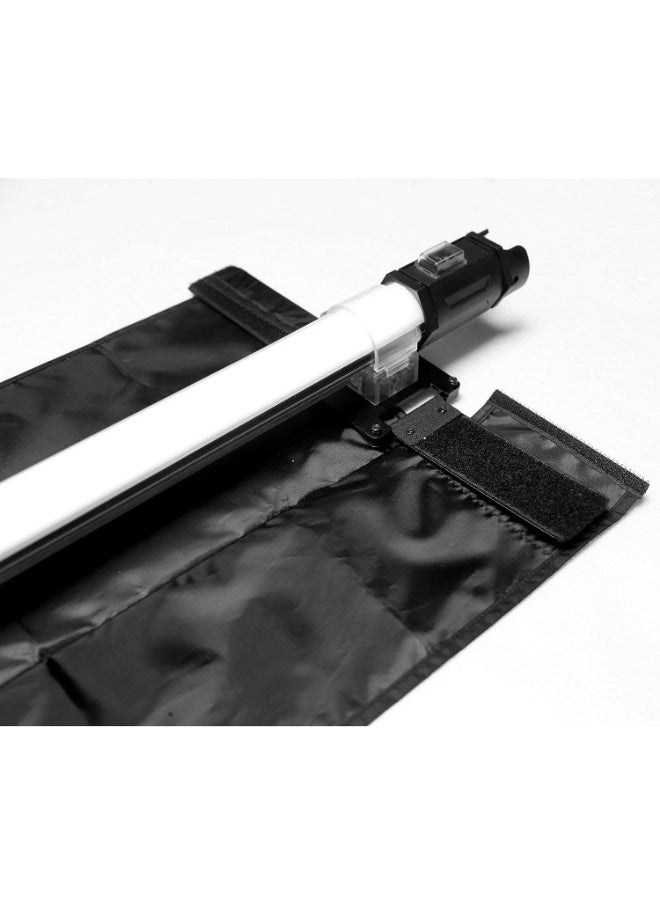 NANLITE Nanlite Fabric Barndoors and Grid for PavoTube 15C LED Tubes  - Image 1