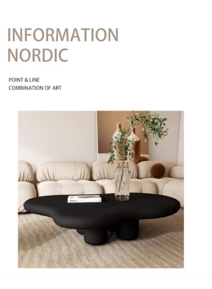 طاولة جانبية بتصميم عصري لغرفة المعيشة وأثاث المنزل على الطراز الاسكندنافي وطاولة قهوة ذات شكل غير منتظم - Image 5