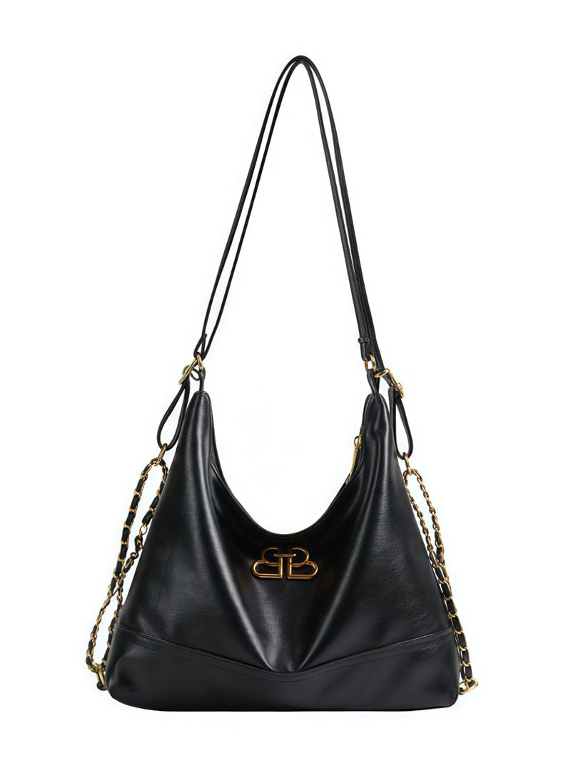 Multifunctional Large Capacity,Can Be Carried By One Or Both Shoulders, Soft Leather, Fashionable Bag  - Image 2