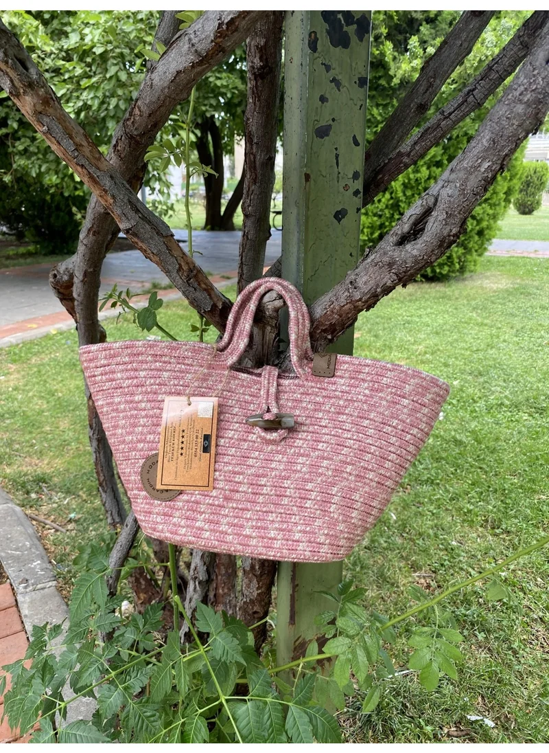 بدز ديري Jute Straw Look Handbag Beach Bag Shoulder Bag