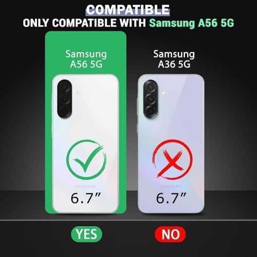 KC Back Cover for Samsung Galaxy A56 5G - Hidden Kitten Mirror Folding Bracket Kickstand Electroplated Soft Silicone Camera Protection Case - Pink - Image 2