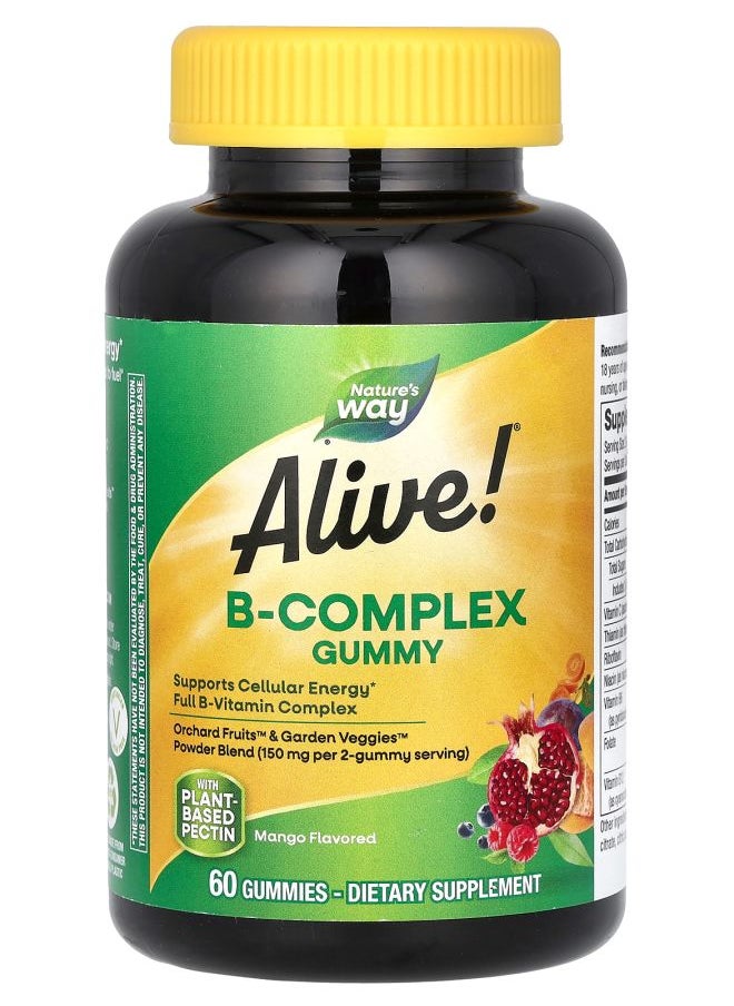 Alive! B-Complex Gummy Mango 60 Gummies - pzsku/Z49CF05C1ABFEDDA4934DZ/45/_/1728488956/f183c480-d01f-4ed4-8110-28b9d6542e68