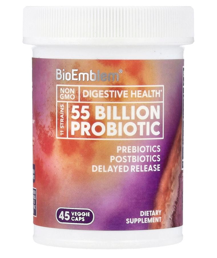 55 Billion Probiotic 45 Veggie Caps