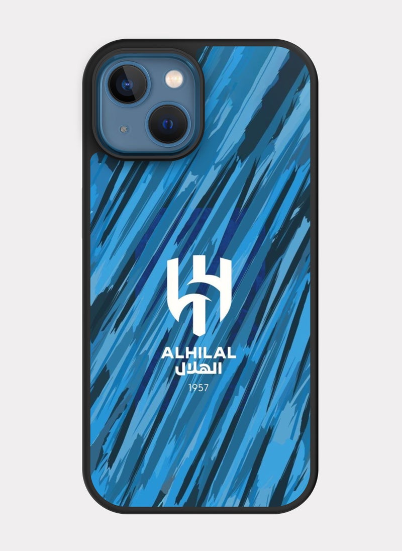 بكسلات كفر ايفون 13 نادي الهلال ازرق - Image 1