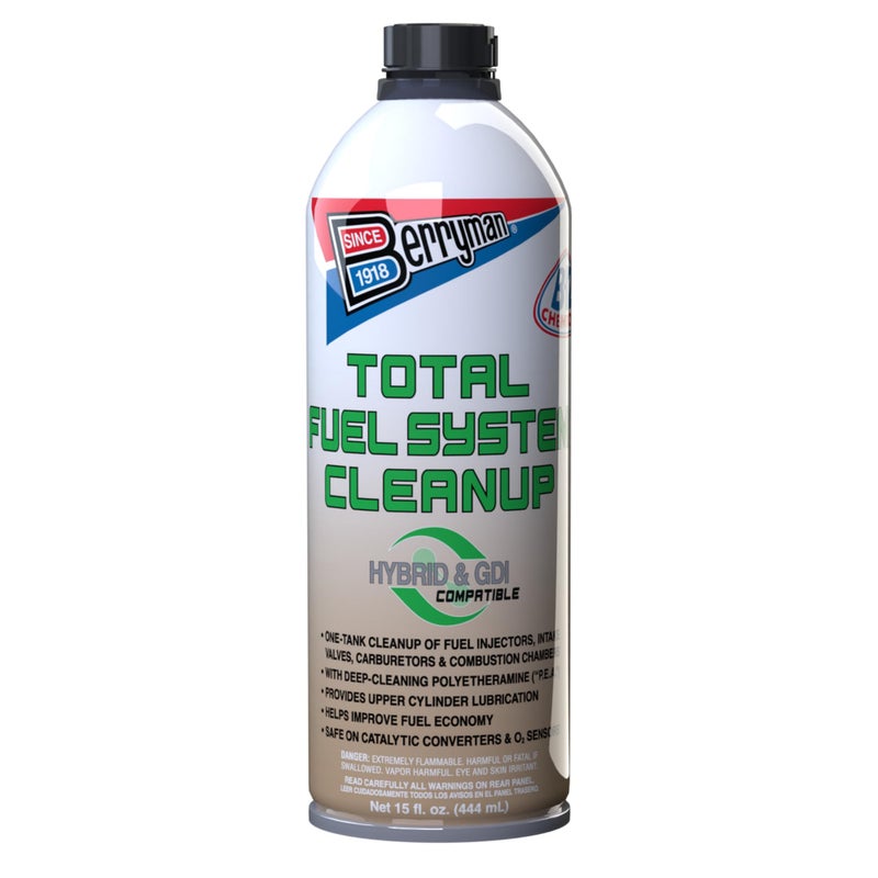 Berryman 2616 B-12 Chemtool Total Fuel System Clean-Up Easy Pour-In Metal Can, 16-Ounce, Fluid - Image 1