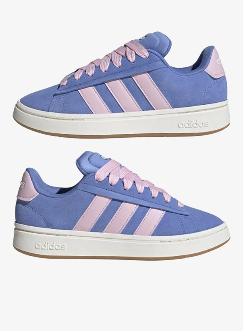 Adidas BLUFUS/CLPINK/GUM3 Grand Court Alpha 00S Shoes for Women | Best Price UAE