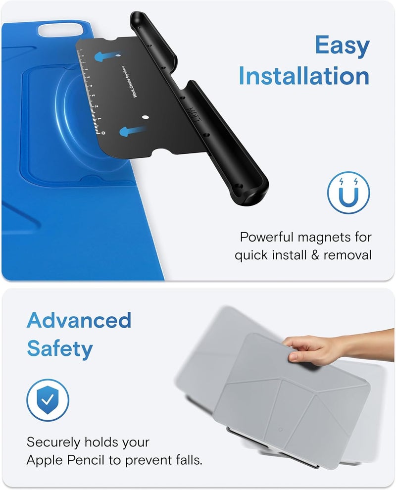 موفت حامل قلم MOFT لقلم Apple Pencil Pro، الجيل الثاني من Apple Pencil، Smart Folio و MOFT Dynamic Folio لجهاز iPad - Image 3