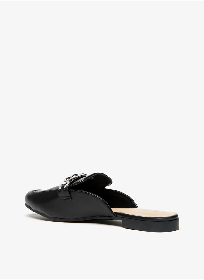 Flora Bella By Shoexpress - Women's Embellished Slip-On Mules - Image 1