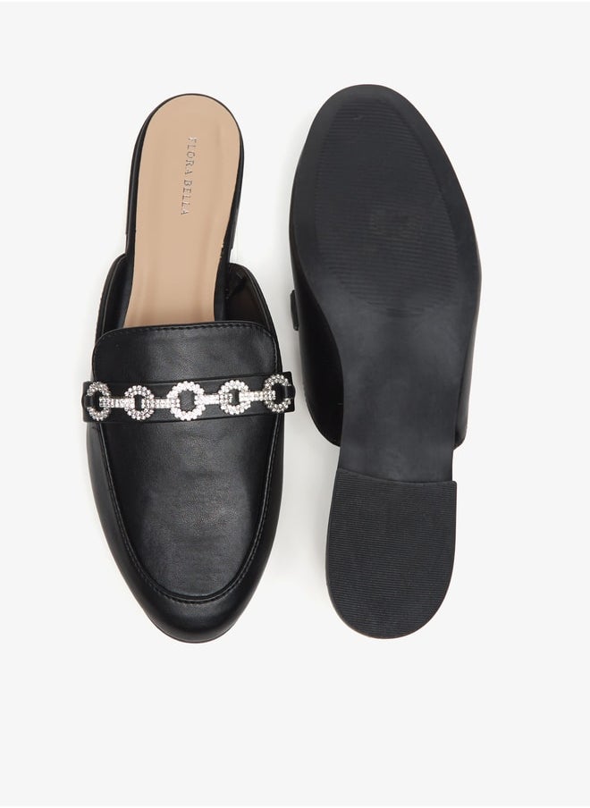 Flora Bella By Shoexpress - Women's Embellished Slip-On Mules - Image 1