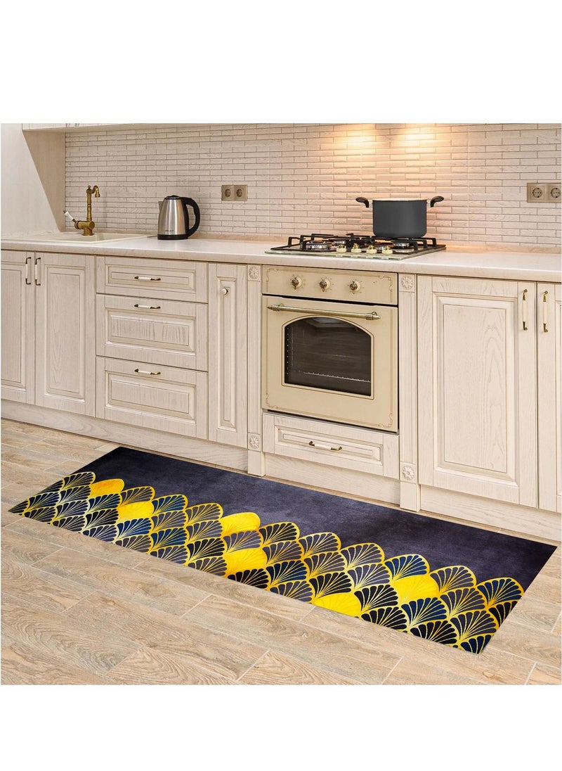 Hi homey Super absorbent soft non slip quick drying Floral Floor Mat  - Image 1