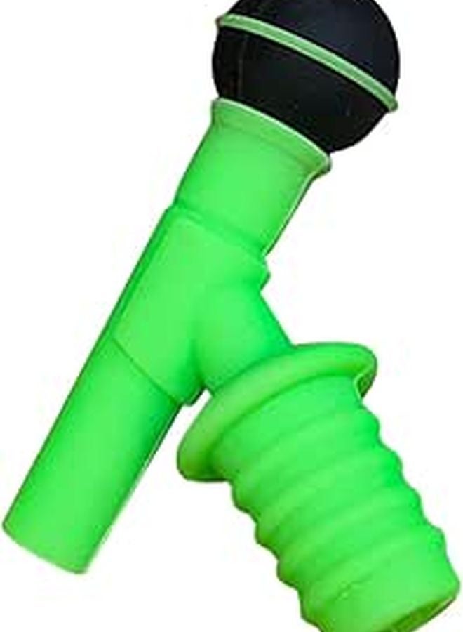 Microphone Shaped Silicone Wine Stopper Fun Bottle Sealing Plug For Household Wine Preservation Random Color - Image 1