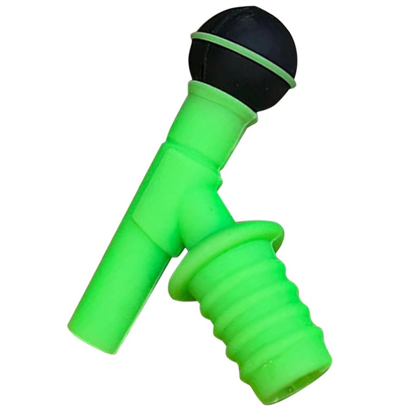 Microphone Shaped Silicone Wine Stopper Fun Bottle Sealing Plug For Household Wine Preservation Random Color - Image 2