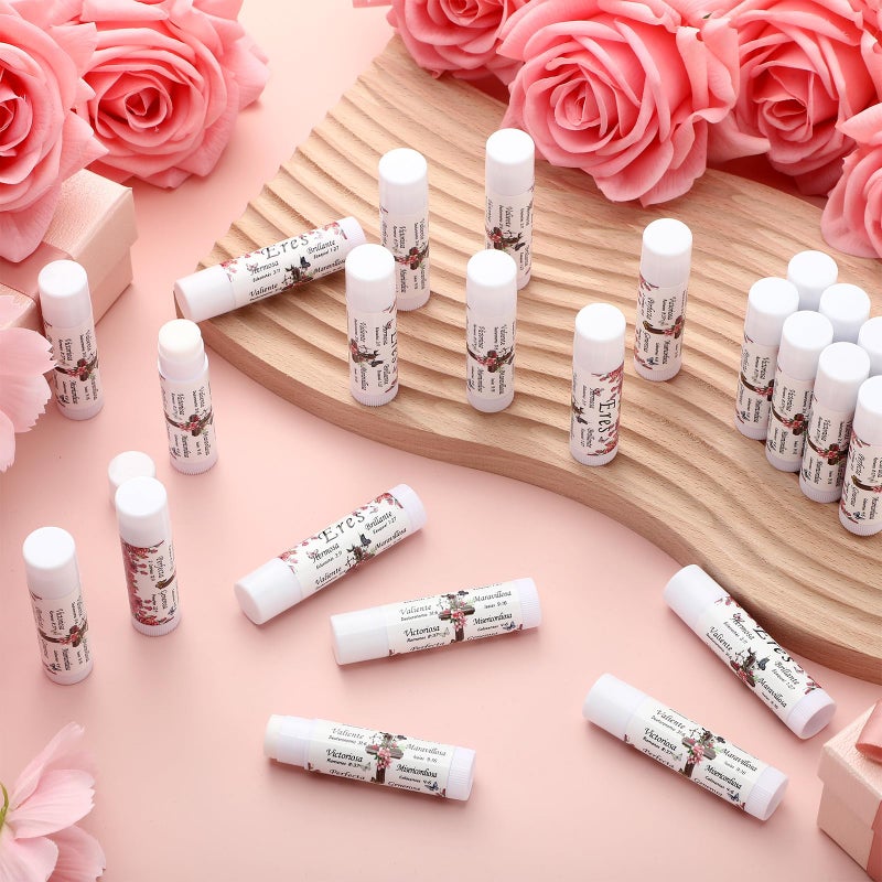 Siifert 50 Pcs Christian Gifts for Women Spanish Religious Lip Balm Bulk Bible Verse Spanish Mother's Day Gifts for Women Faith Religious Scripture Church Party Favor for Teacher Coworker Employee - Image 2