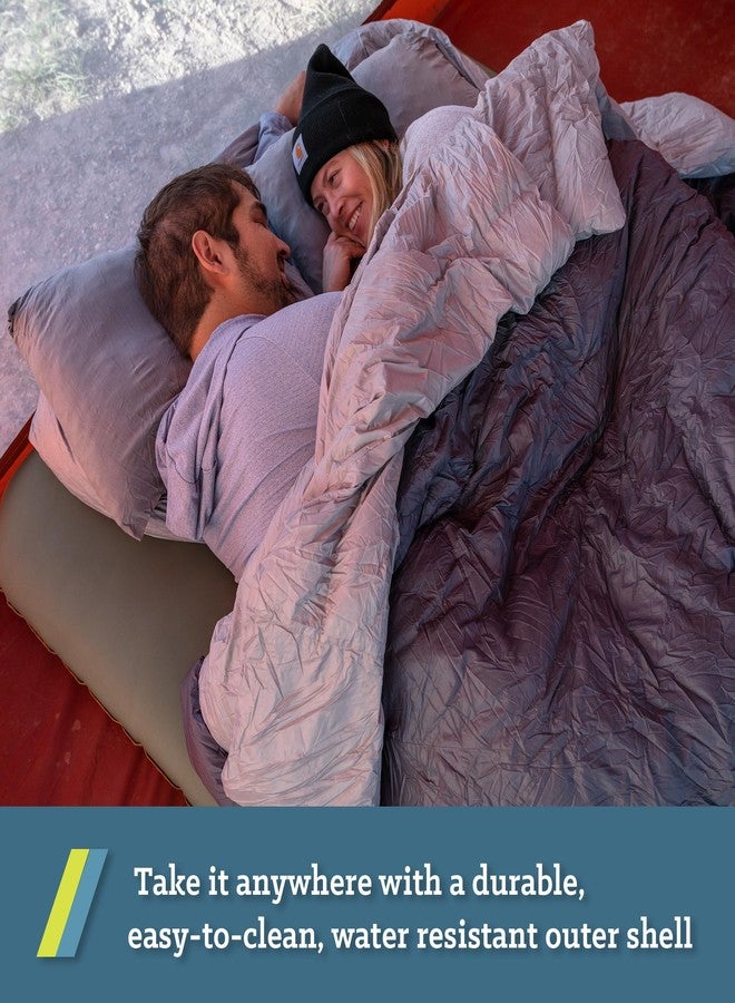 Klymit Drift Camping Pillow, Shredded Memory Foam Travel Pillow with Reversible Cover for Outdoor Use, Green, Regular - Image 4