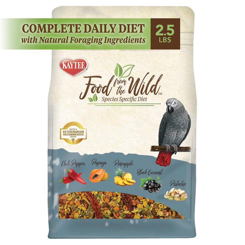 Kaytee Food from The Wild Natural Pet Parrot Food, 2.5 Pound - Image 3