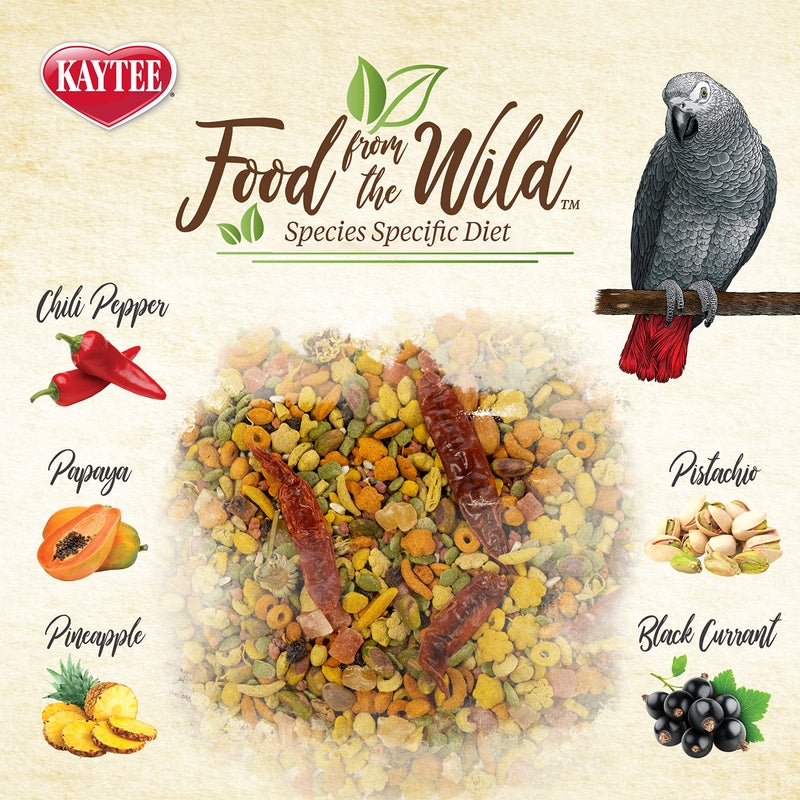 Kaytee Food from The Wild Natural Pet Parrot Food, 2.5 Pound - Image 5