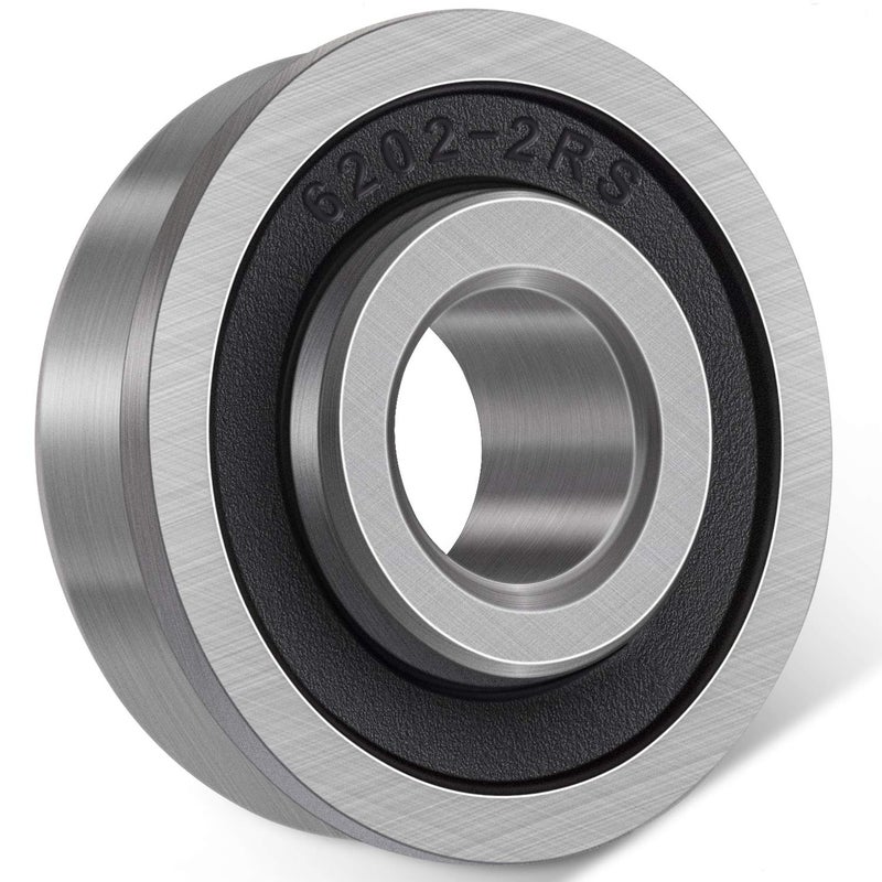 Sunluway 10Pcs Flanged Ball Bearings ID 5/8" x OD 1-3/8" for Lawn Mower, Wheelbarrows, Carts & Hand Trucks Wheel Hub, Alternative to Snapper, JD, MTD, Marathon AYP Etc, Deep Groove Ball Bearing - Image 3