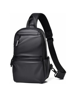 HIGH LINE STORE New Ultra Waterproof Padded Crossbody Bag with 5 Pockets - Black  - Image 1