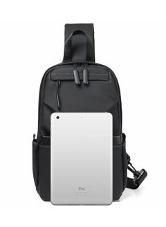HIGH LINE STORE New Ultra Waterproof Padded Crossbody Bag with 5 Pockets - Black  - Image 5