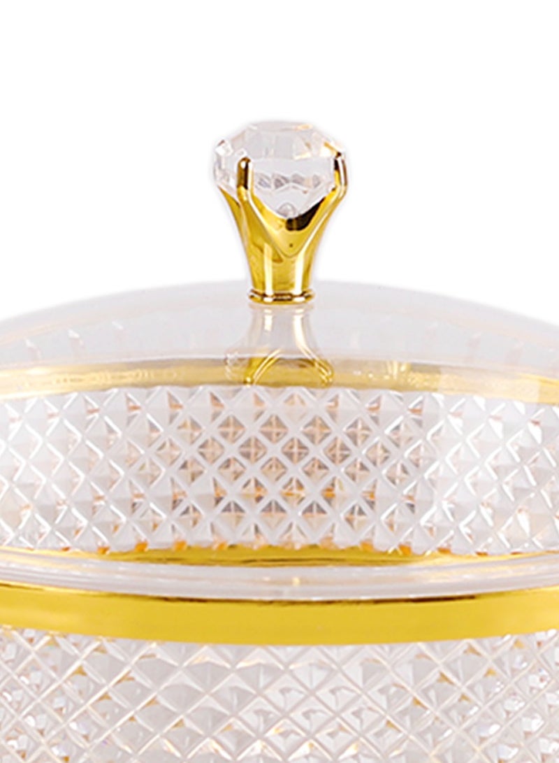 BLACKSTONE Acrylic Round Tray with Lid - 30cm Diameter - Image 3