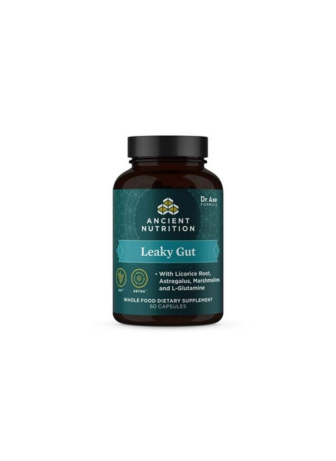 Gut Health Supplement Leaky Gut Capsules 60Ct Formulated With Licorice Root Astragalus Marshmallow And Lglutamine Gluten Free Paleo And Keto Friendly 60 Ct