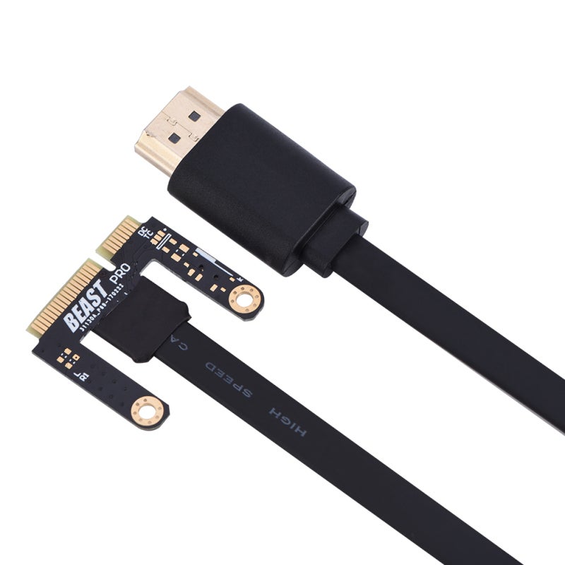 كابل HDMI إلى Mini PCI-E بطول 70 سم لمنصة بطاقة الفيديو الخارجية EXP GDC Beast V8.0 - سلك EXP GDC Beast HDMI إلى Mini PCI-E للابتوب - Image 2