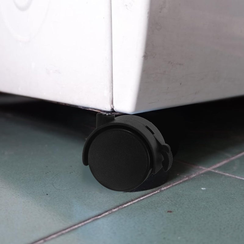 4Pcs Threaded Stem Swivel Chair Casters with Locking Wheels for Office Chairs - Image 4