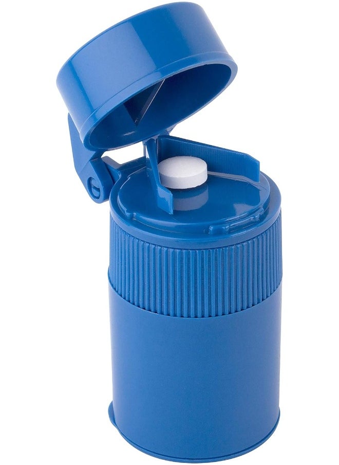 Ezy Dose Cut N' Crush Pill Cutter Pill Crusher, Blue, 1 Count (Pack Of 1)  - Image 1
