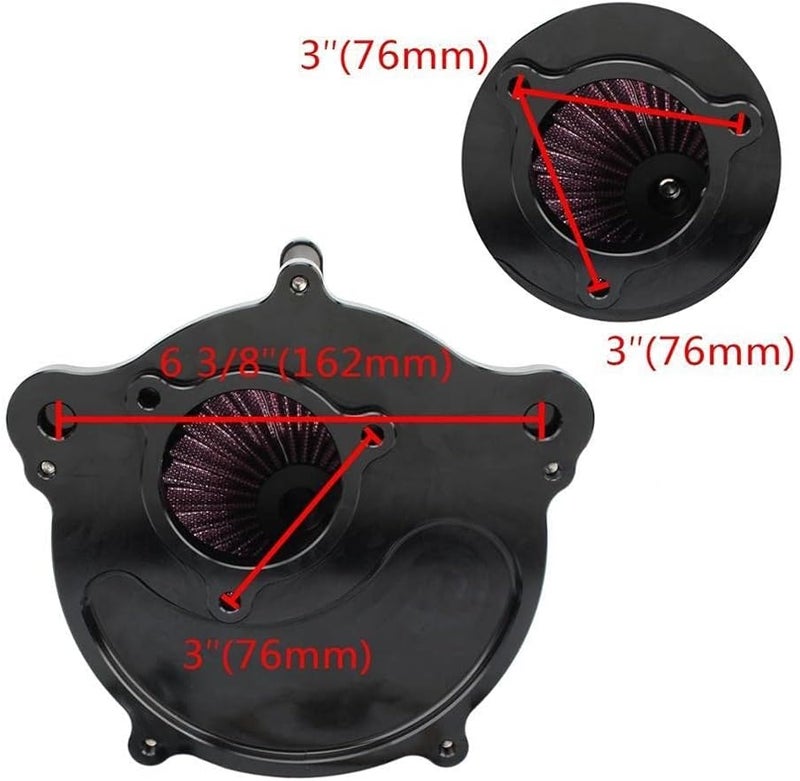 Wivplex Motorcycle Air Filter for Harley Models - Image 2