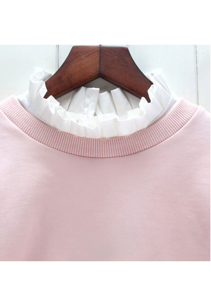 KASTWAVE ياقة دكي القابلة للفصل للنساء - إدخال نصف قميص مزيف أنيق للفستان، البلوزات، السترات، والمعاطف - Image 4