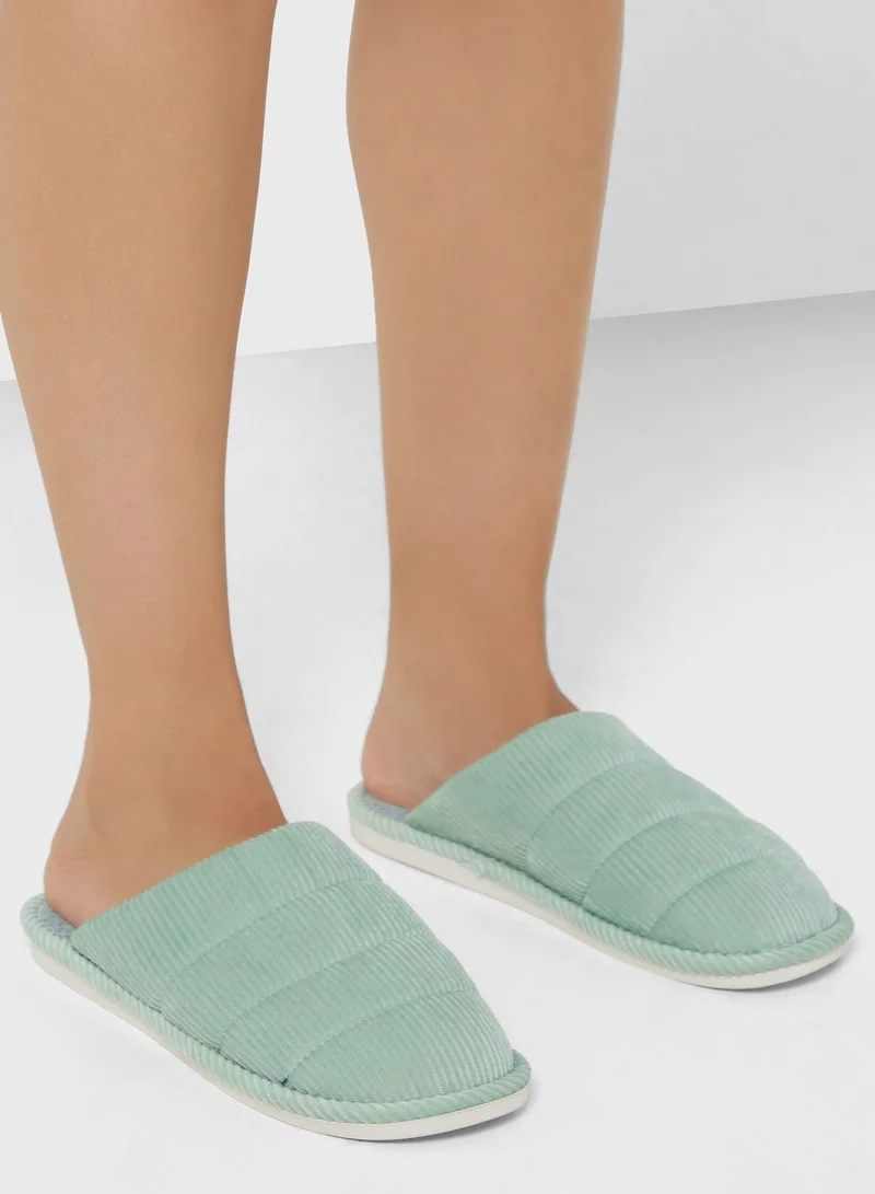 Ginger Closed Toe Bedroom Slippers