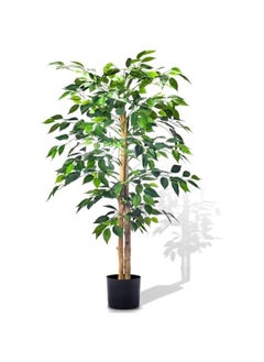 Artificial Plants Faux Plants Ficus Trees Eucalyptus Trees with Silk Leaves Fake Moss and Sturdy Nursery Pot, Fake Plants for Office Home Indoor Decor (1) - pzsku/Z49CFC89B945A7F82A008Z/45/_/1739194324/ec193f18-d76d-40aa-b943-05e946f719dd