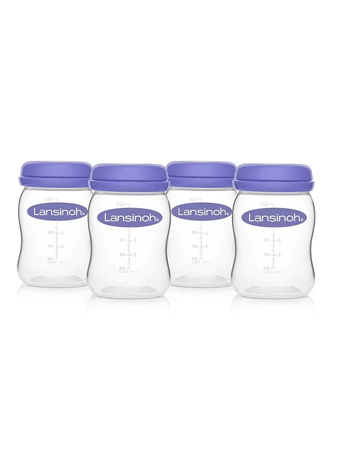 Lansinoh Pack Of 4 Breastmilk Storage Bottles