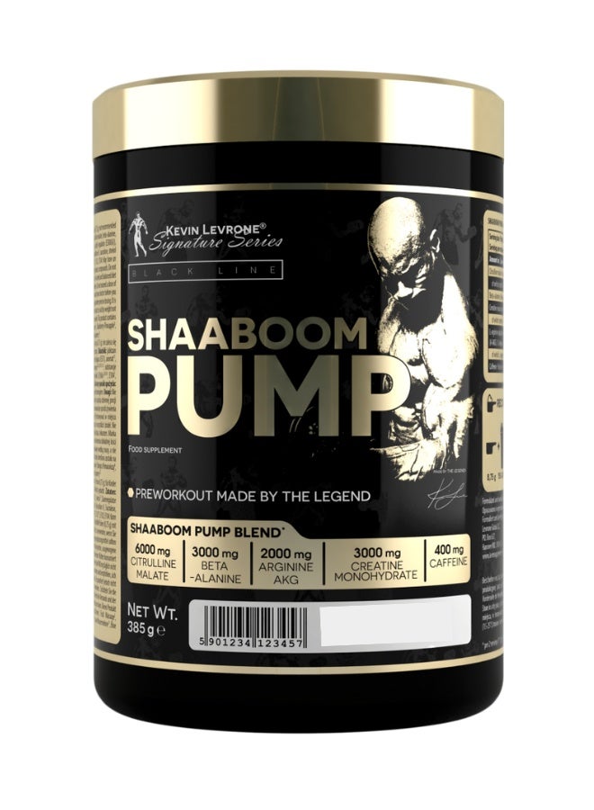 Kevin Levrone SHAABOOM PUMP 385Gram Citrus Peach Flavor