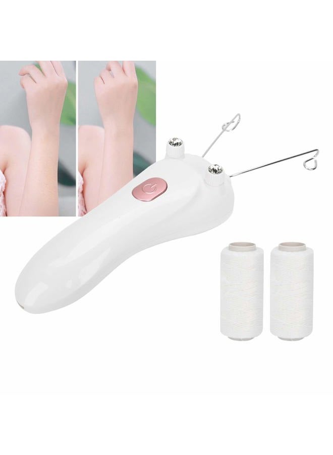 yuyte Cordless Electric Facial Threading Hair Removal for Women, Rechargeable Facial Cotton Threading Hair Shaver Hair Removal Beauty Epilator Trimmer for Fast Removing Very Fine Vellus Hair on Face & Chin - Image 5