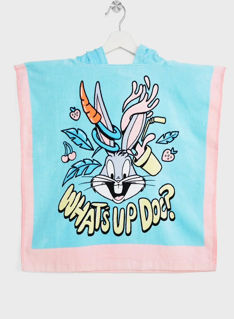 Warner Bros Warner Bros Looney Tunes Bugs Bunny Kids Poncho