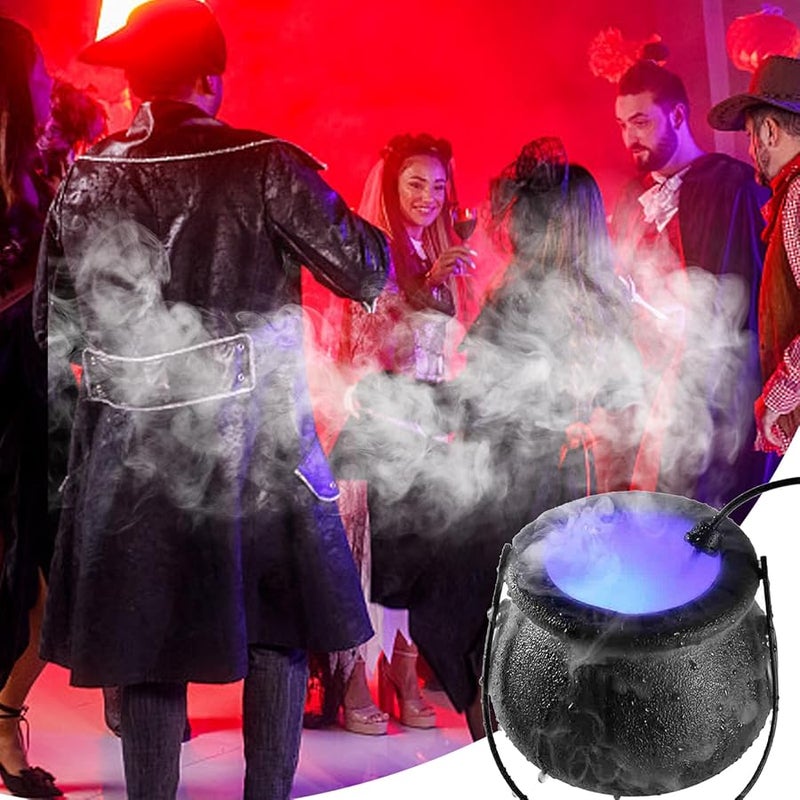 Halloween Fog Machine with 12 LED Color Changing Mist Maker for Party and Bar Ambience - Image 5