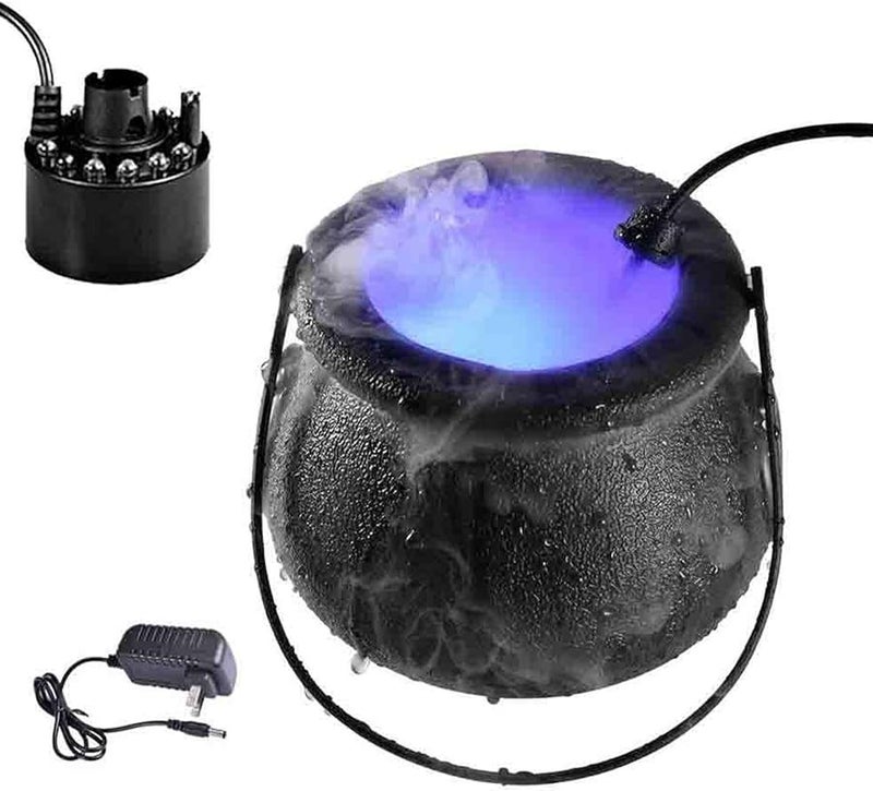 Halloween Fog Machine with 12 LED Color Changing Mist Maker for Party and Bar Ambience - Image 2