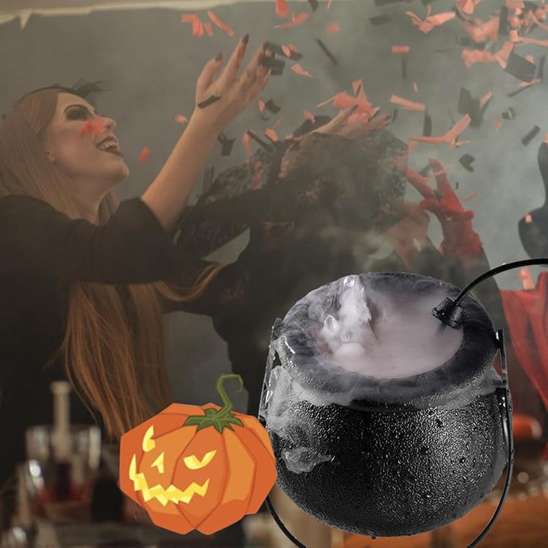 Halloween Fog Machine with 12 LED Color Changing Mist Maker for Party and Bar Ambience - Image 3