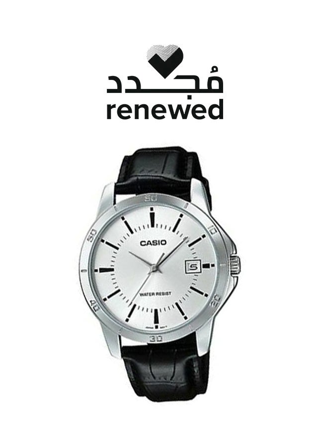 كاسيو ساعة يد جلد بعقارب كوارتز- مجددة LTP-V004L-7AUDF نساء - Image 1