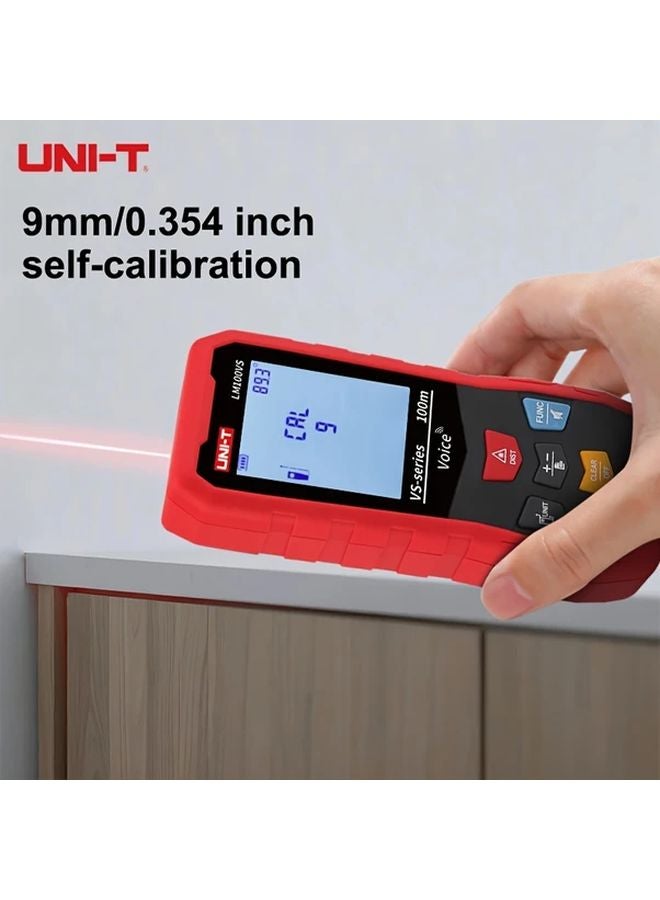 UNI-T LM-206S Laser Distance Meter 100m Range Auto Calibration Rechargeable Battery - Image 5