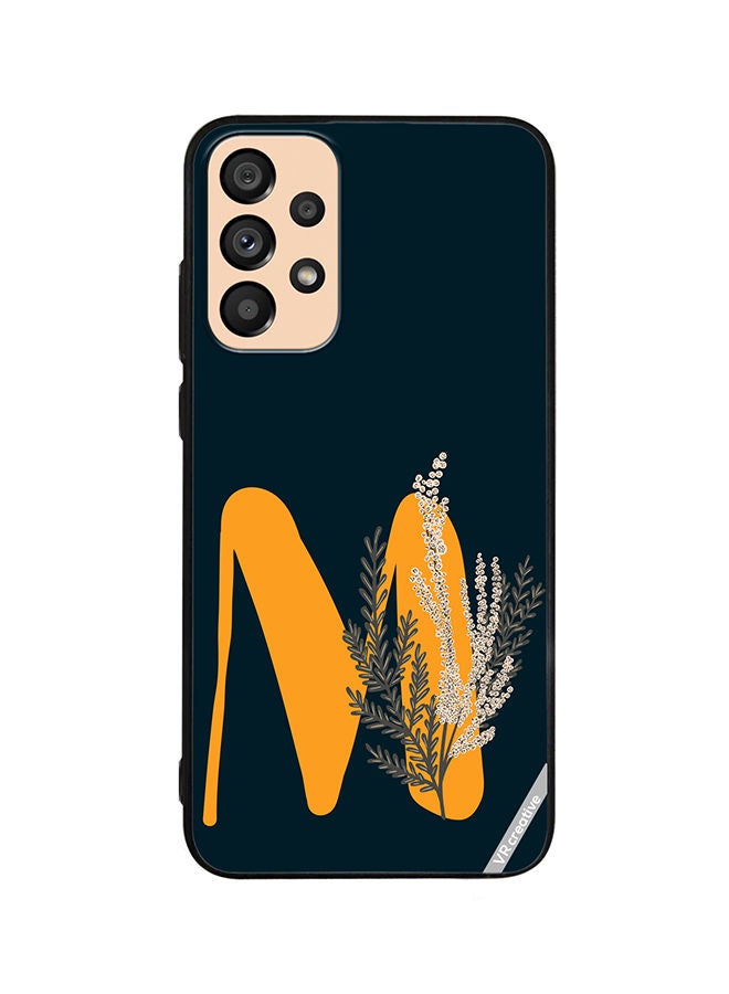 VR CREATIVE Protective Case Cover For Samsung Galaxy A53 5G Alphabet M(113) Design Multicolour - Image 1