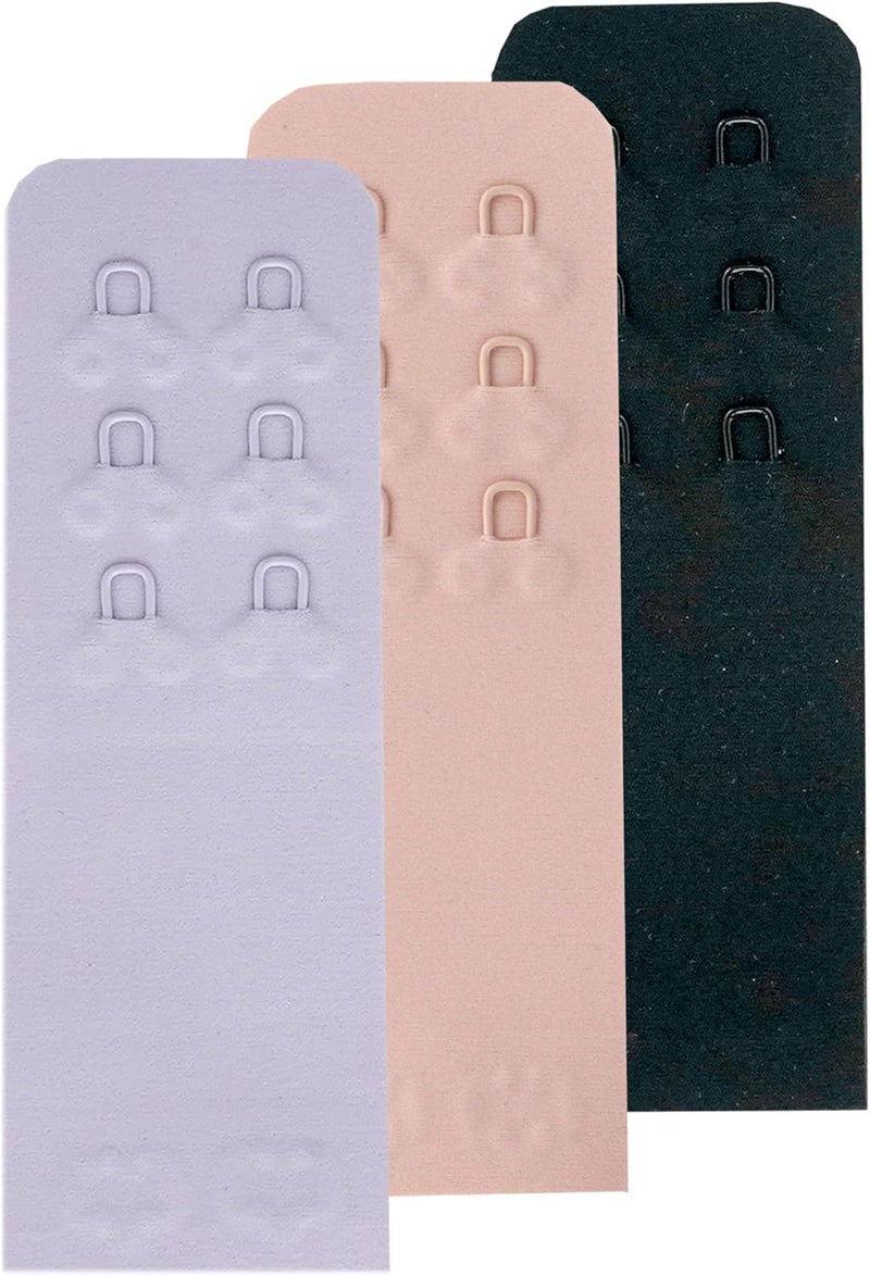 SAMGU Store Women's Bra Extenders 2 Hook / 3 Hook / 4 Hook / 5 Hook / 6 Hook, Soft Stretchy Back Bra Extension Strap - Image 1