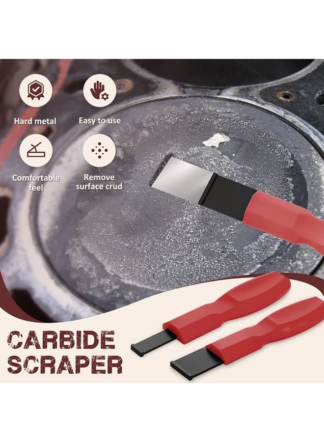 2PCS Carbide Scraper Set 1 1 4 Inch and 5 8 Inch Metal Rust Removal Tool - Image 5