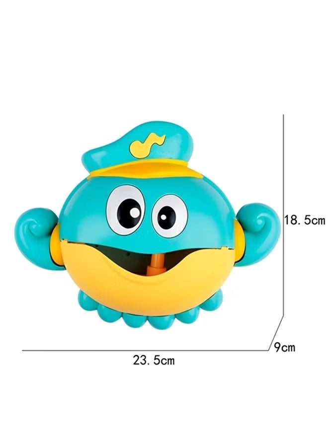 Octopus Bubble Bath Machine Automatic Music Bubble Maker Safe Relaxing Bath Toy for Baby Boys Girls Toddlers Bathtub Play - Image 2