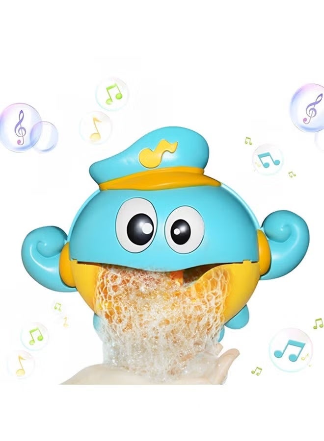 Octopus Bubble Bath Machine Automatic Music Bubble Maker Safe Relaxing Bath Toy for Baby Boys Girls Toddlers Bathtub Play - Image 1