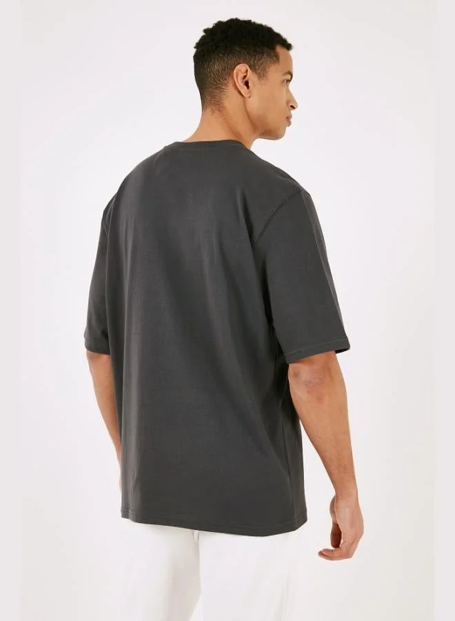 Buratti  Buratti Cotton Oversize Crew Neck Basic T Shirt Men's T SHIRT 5902365 for Men | Best Price UAE