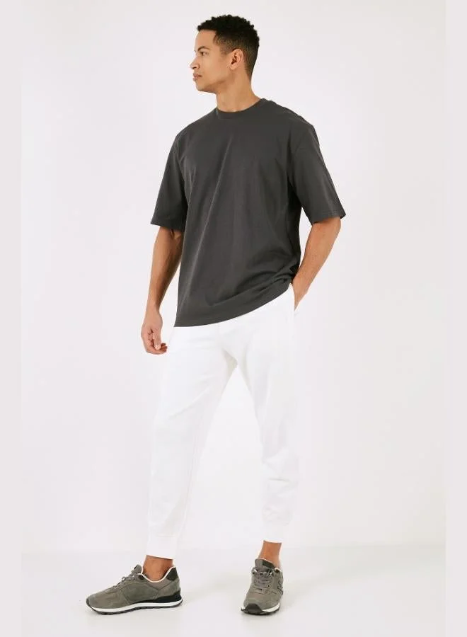 Buratti  Buratti Cotton Oversize Crew Neck Basic T Shirt Men's T SHIRT 5902365 for Men | Best Price UAE