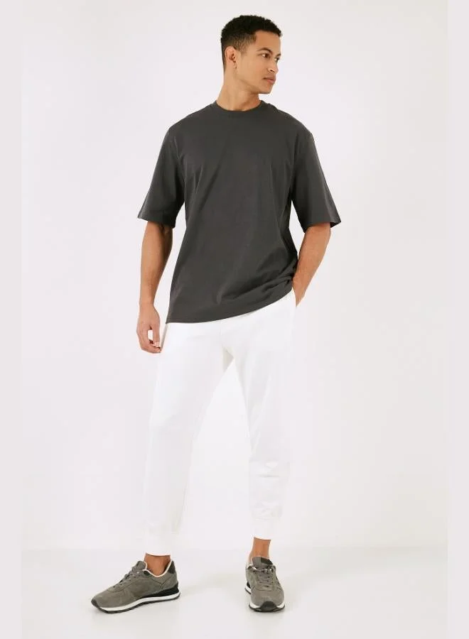 Buratti  Buratti Cotton Oversize Crew Neck Basic T Shirt Men's T SHIRT 5902365 for Men | Best Price UAE